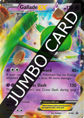 Gallade EX XY45 JUMBO OVERSIZED Holo Promo - Gallade EX Box Exclusive